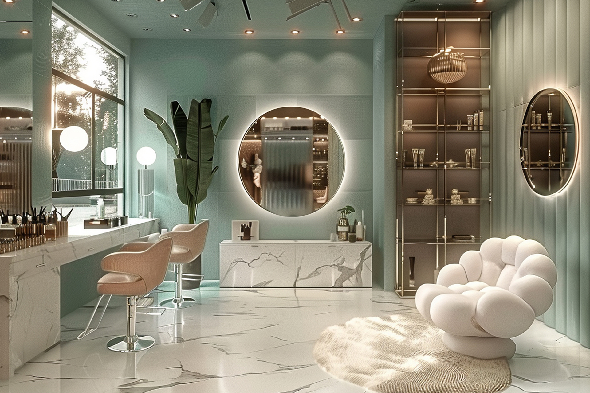 Luxury salon interior slide 2 placeholder